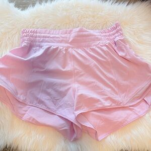 Lululemon Athletica Light Pink hottie hot shorts